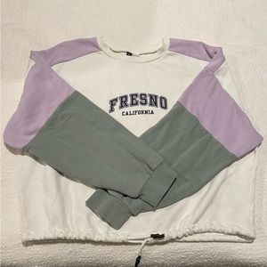 Multi colored Cropped sweatshirt